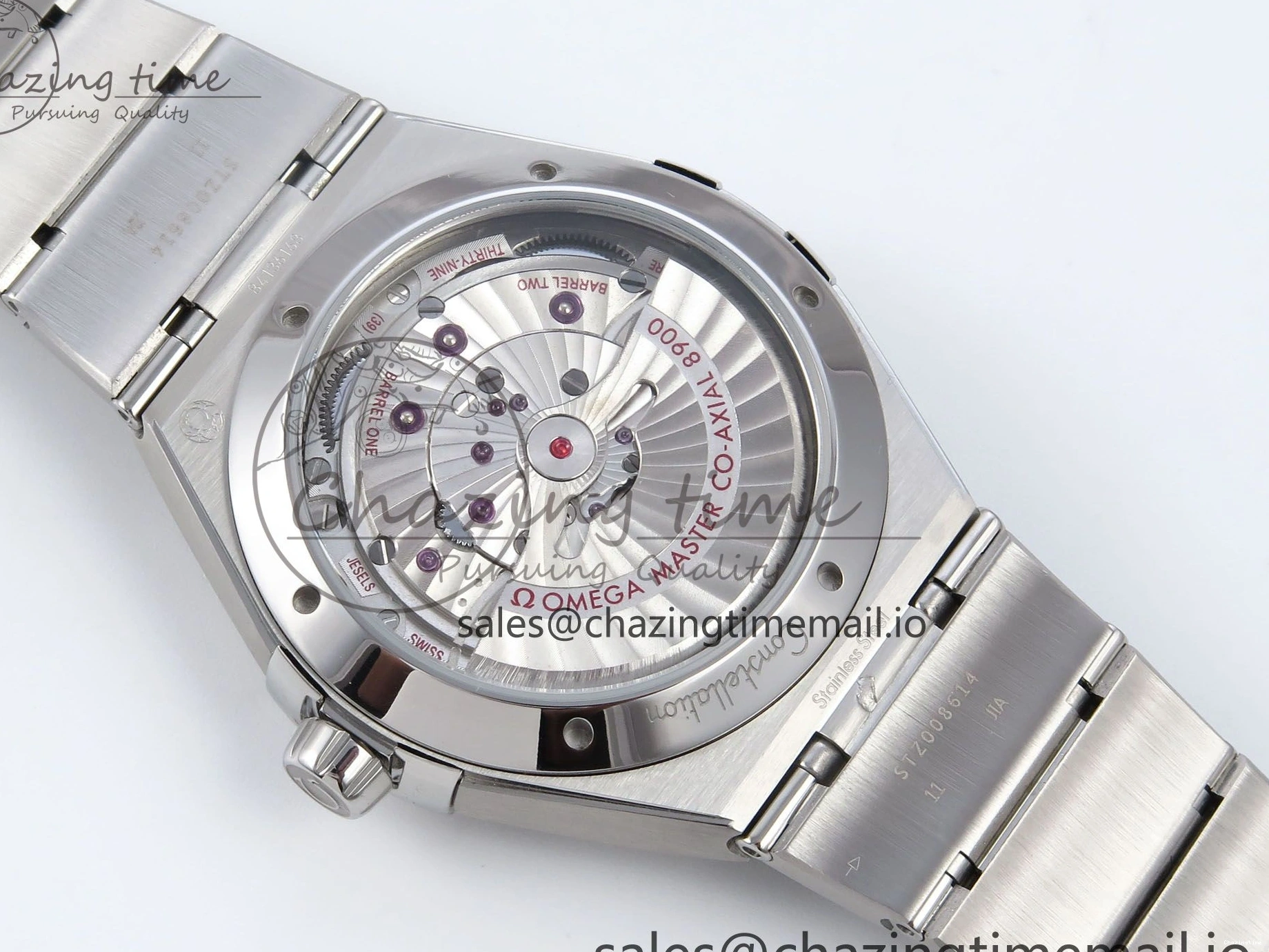 0224 Constellation 41mm SS ASWF 1:1 Best Edition Gray Dial on SS Bracelet A Breathable 7696